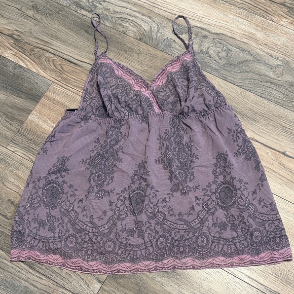 None Other - Black and Purple  Camisole